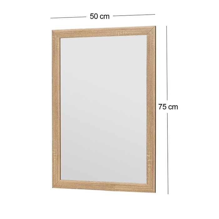 Hanah Home Espejo de tocador Sesso - Natural